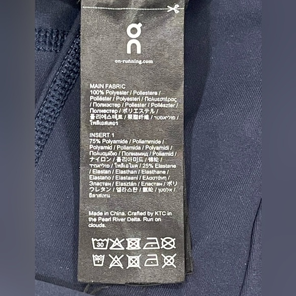 On Cloud Women’s navy Performance Active Thights leggings in size XL - Picture 4 of 4